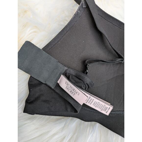 Victoria's Secret Womens Black Lined Wireless Back Closure Demi Bra 36C - Picture 9 of 10